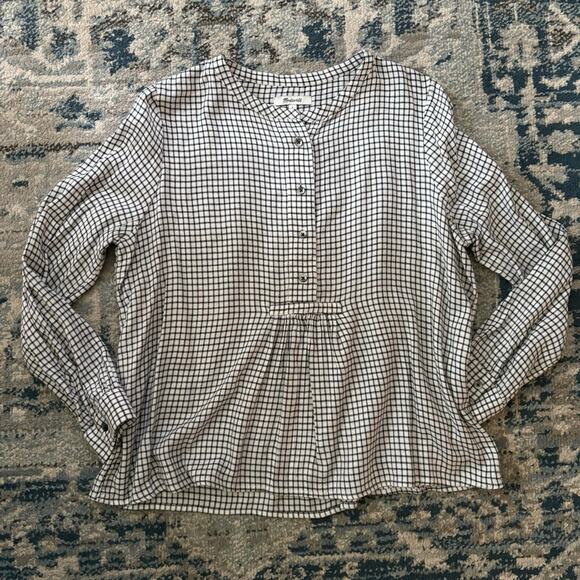 Madewell Market Popover Shirt in Malone Plaid - Picture 3 of 6